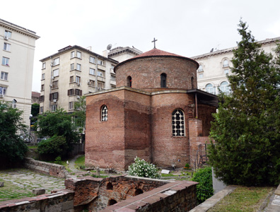 St George Rotunda church, from 4th c, Sophia, Bulgaria, Balkans 2017